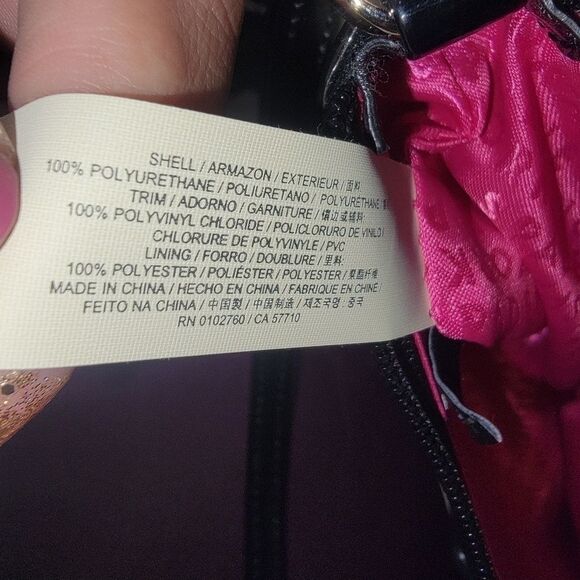 Kate Spade New York Nwt Penn Valley Amy Patent striped crossbody bag purse - Picture 6 of 9